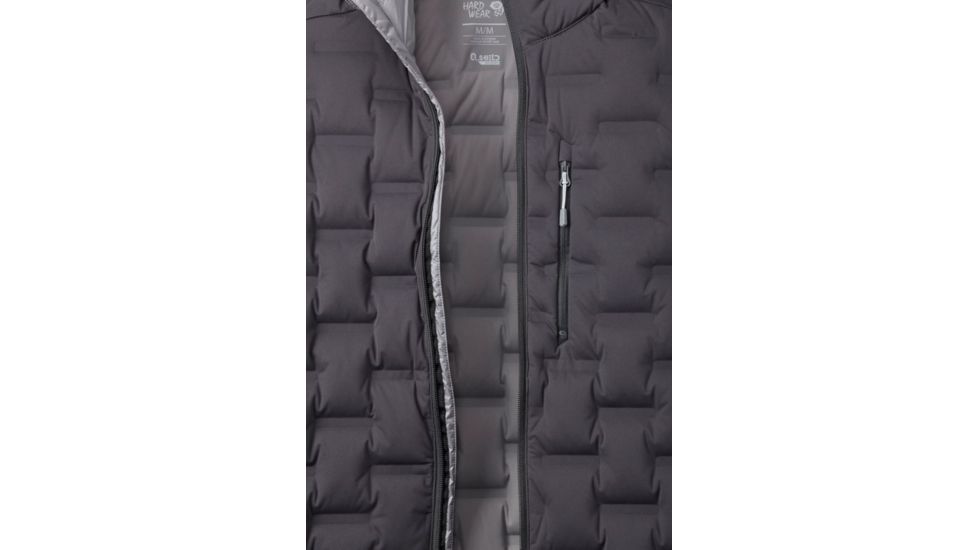 Mountain Hardwear StretchDown DS Hooded Jacket - Men's, Shark, XXL 1732001011-XXL