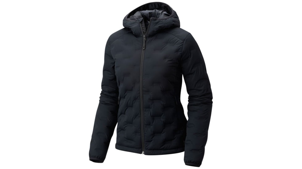 Mountain Hardwear StretchDown DS Hooded Jacket - Women's, Black, XL 1732251010-XL