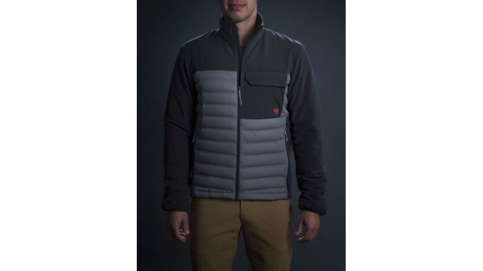 Mountain Hardwear StretchDown HD Jacket - Men's, Manta Grey, Shark, M 1732021073-M