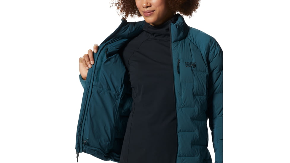 Mountain Hardwear Stretchdown High-Hip Jacket - Womens, Hip W J-Dark Marsh, Medium, 2004151375-Hip M