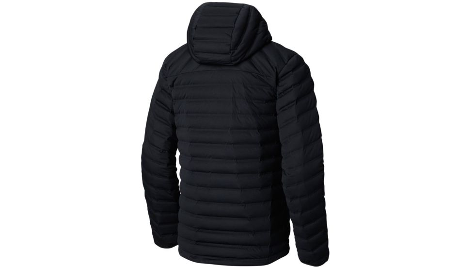 Mountain Hardwear Stretchdown Hooded Jacket - Men's, Black, Extra Large, 1855761010-XL