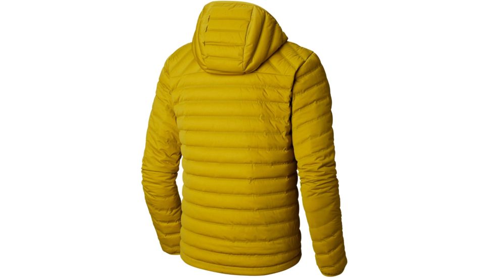Mountain Hardwear Stretchdown Hooded Jacket - Men's, Dark Citron, Medium, 1855761358-M