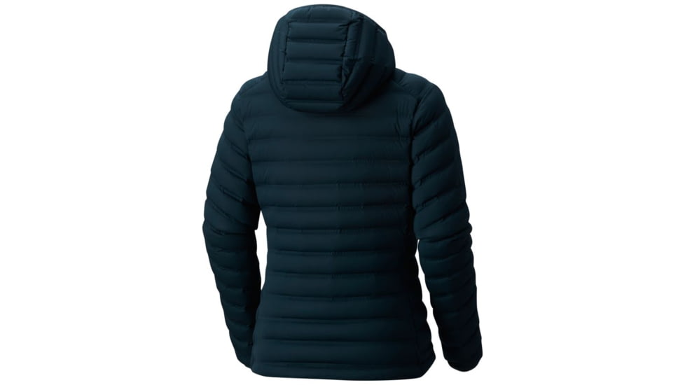 Mountain Hardwear StretchDown Hooded Jacket - Women's, Blue Spruce, XL 1756301310-XL
