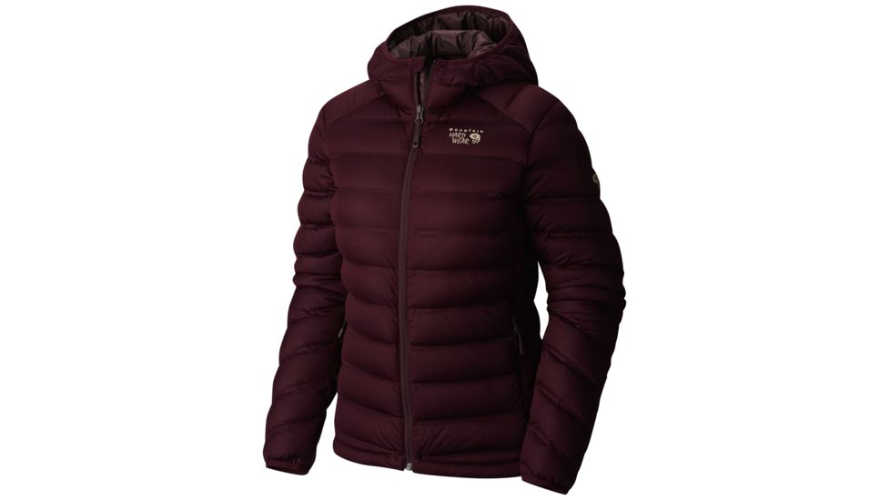Mountain Hardwear StretchDown Hooded Jacket - Women's-Marionberry-X-Small
