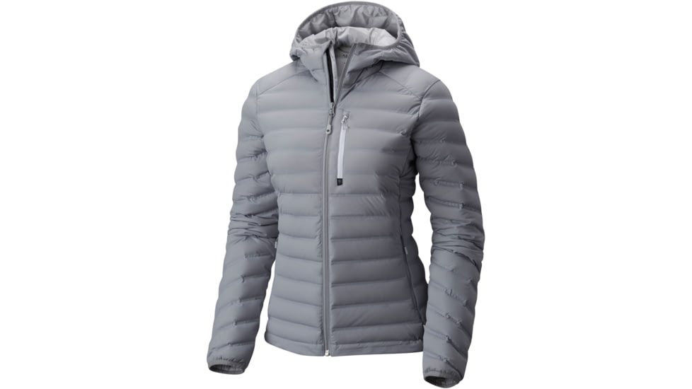 Mountain Hardwear StretchDown Hooded Jacket - Women's-Steam-Large