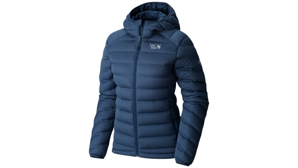 Mountain Hardwear StretchDown Hooded Jacket - Women's-Zinc-Large