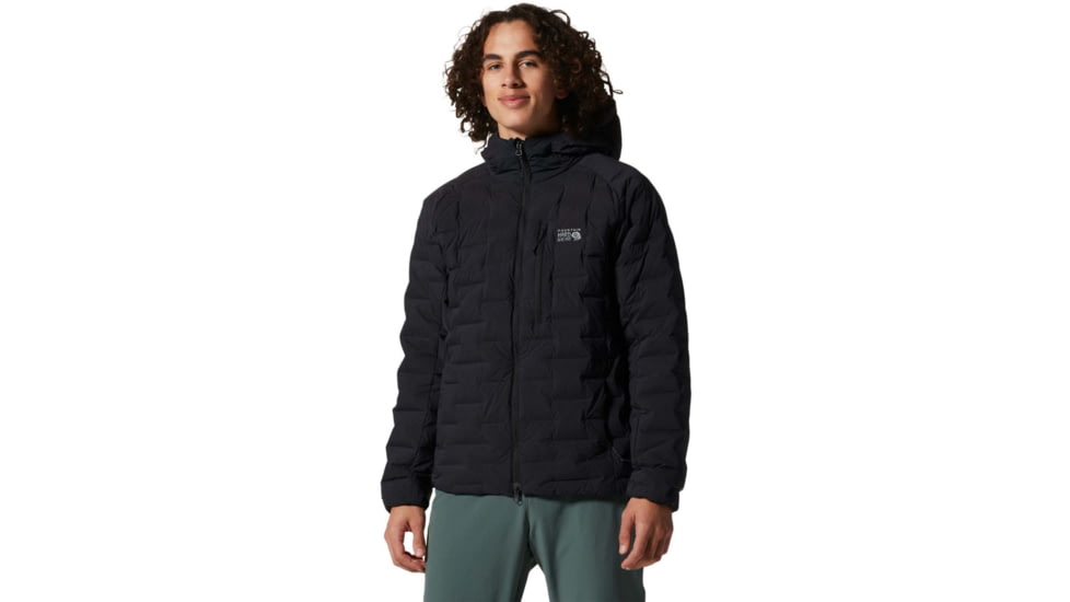 Mountain Hardwear Stretchdown Hoody - Men's, Black, Extra Large, 1942911010-XL