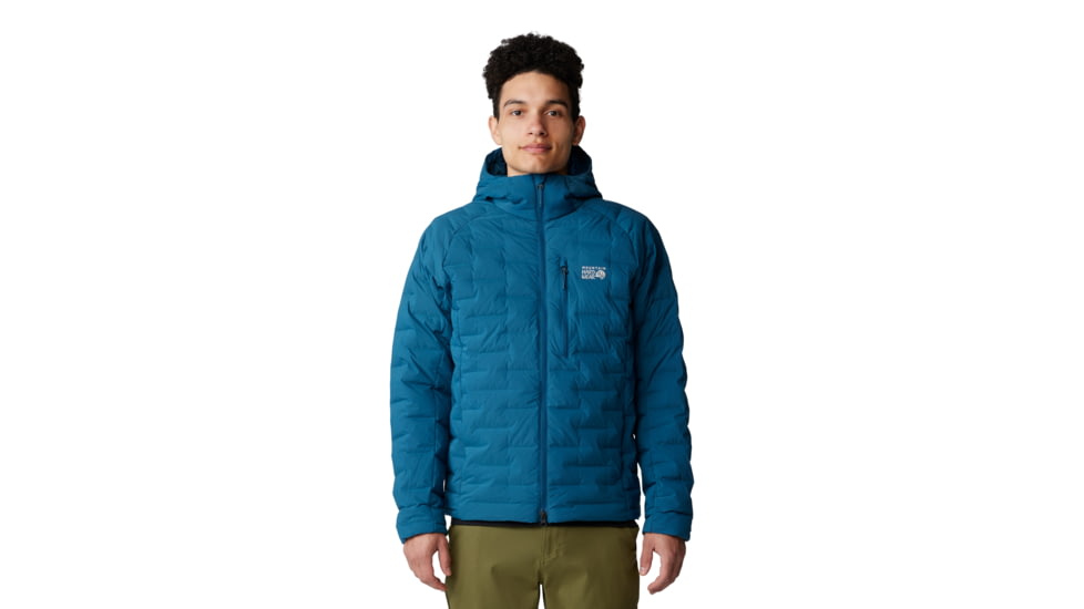 Mountain Hardwear Stretchdown Hoody - Men's, Dark Caspian, Large, 2104491418-L