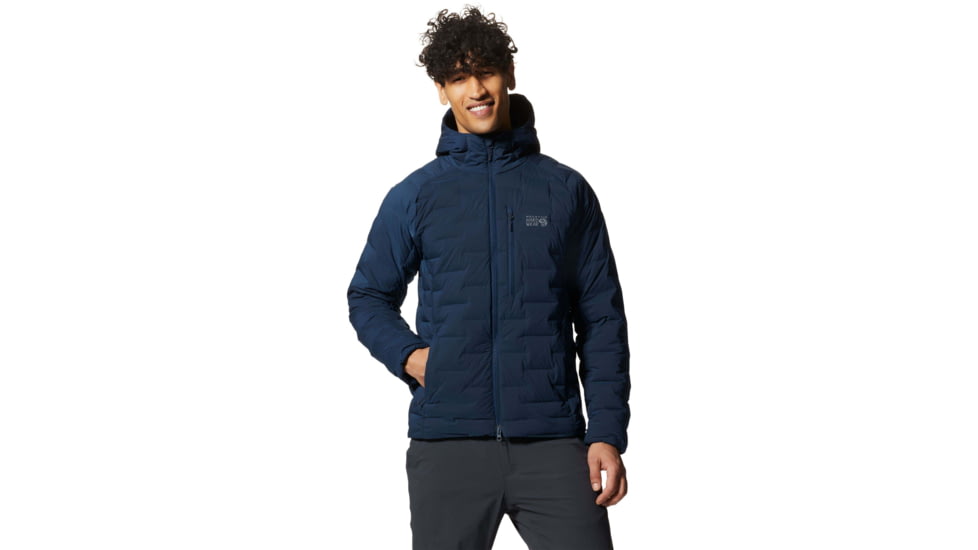 Mountain Hardwear Stretchdown Hoody - Men's, Hardwear Navy, Large, 1942911425HN-L