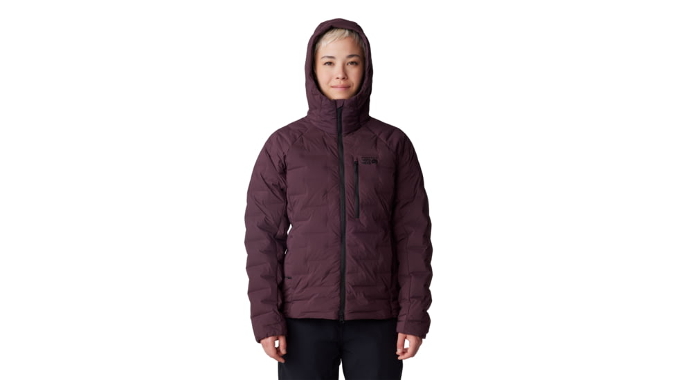 Mountain Hardwear Stretchdown Hoody - Women's, Blackberry, XL, 2104781-513-XL
