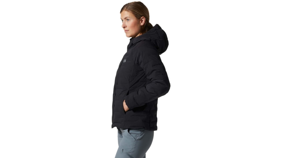 Mountain Hardwear Stretchdown Hoody - Womens, Black, Medium, 1943271010-M