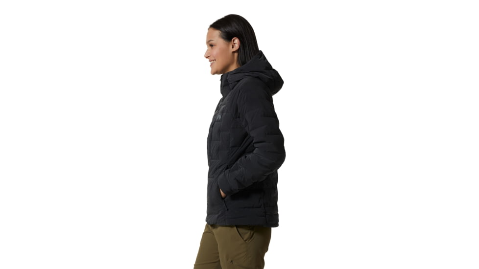 Mountain Hardwear Stretchdown Hoody - Womens, Dark Storm Heat, Medium, 1943271004-D-M