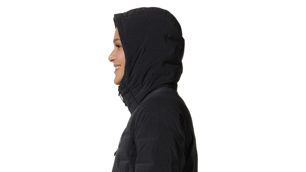 Mountain Hardwear Stretchdown Hoody - Womens, Dark Storm Heat, Medium, 1943271004-D-M