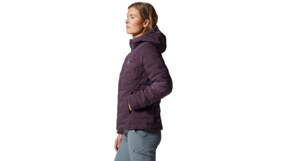 Mountain Hardwear Stretchdown Hoody - Womens, Dusty Purple, Medium, 1943271500-M