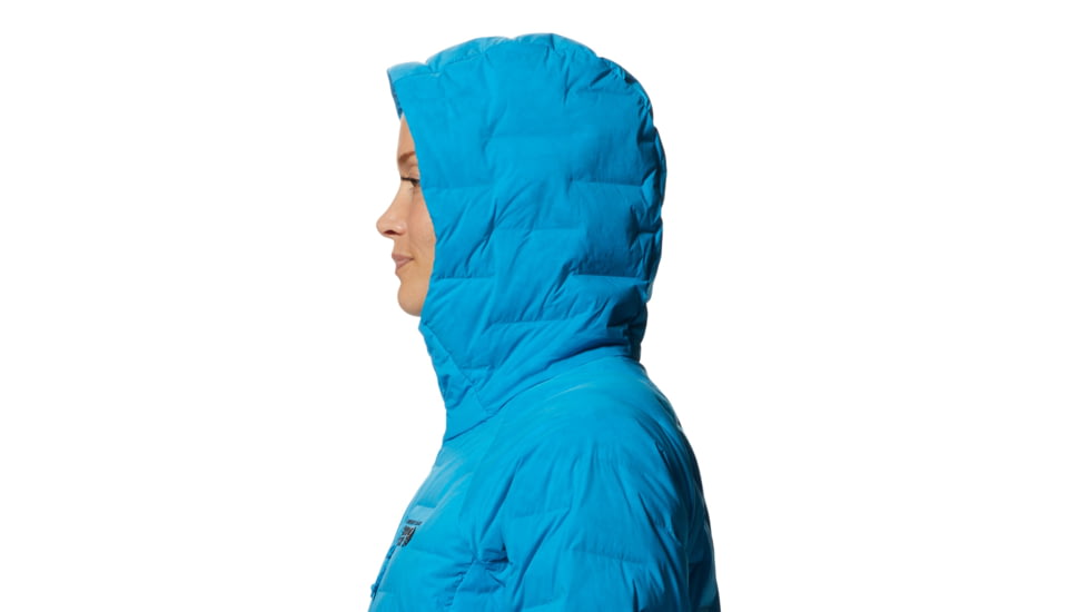 Mountain Hardwear Stretchdown Hoody - Womens, Electric Sky, Large, 1943271434-Electric Sky-L