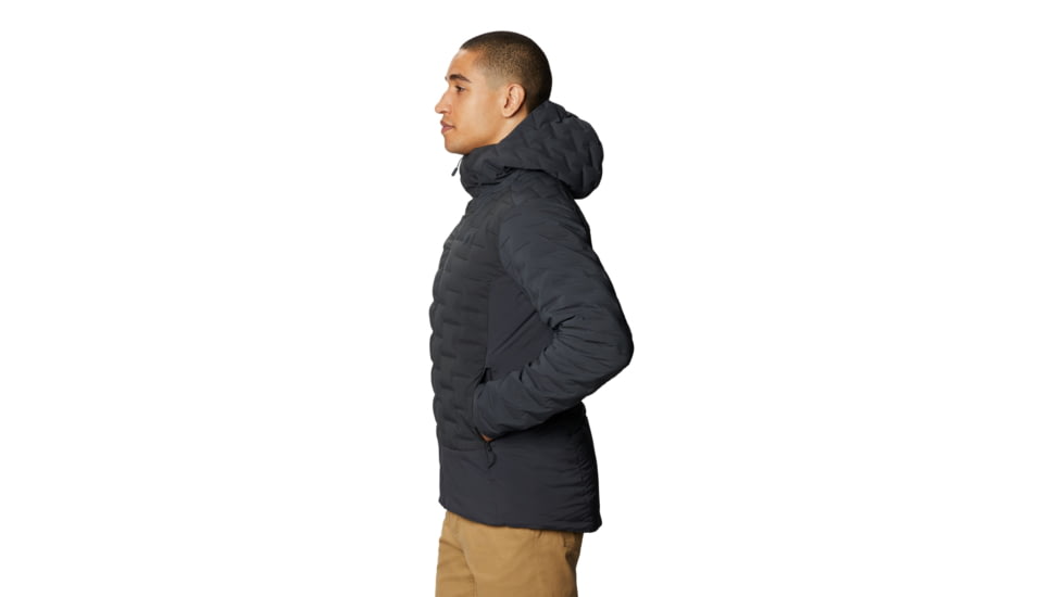 Mountain Hardwear Stretchdown Hybrid Hoody - Men's, Dark Storm, Small, OM8862004-S