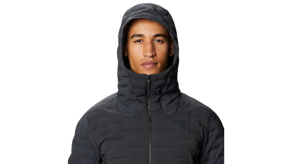 Mountain Hardwear Stretchdown Hybrid Hoody - Men's, Dark Storm, Small, OM8862004-S