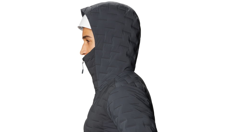 Mountain Hardwear Stretchdown Hybrid Hoody - Men's, Dark Storm, Small, OM8862004-S