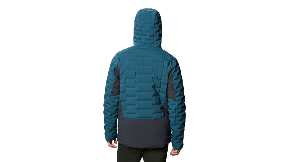 Mountain Hardwear Stretchdown Hybrid Hoody - Men's, Icelandic, Large, OM8862324-L