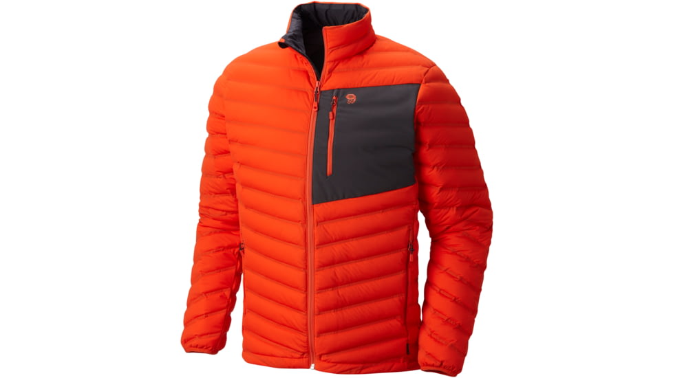 Mountain Hardwear StretchDown Jacket - Men's, State Orange, Small