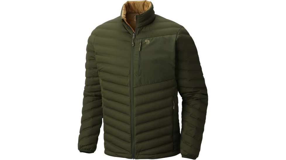 Mountain Hardwear StretchDown Jacket - Men's, Surplus Green, Extra Large