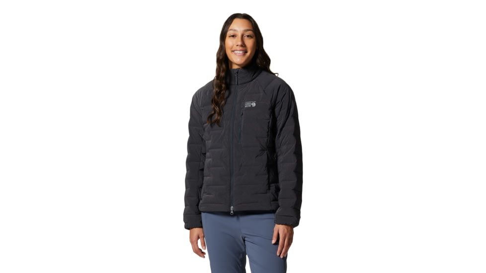 Mountain Hardwear Stretchdown Jacket - Womens, Dark Storm Heat, Small, 1943281004-D