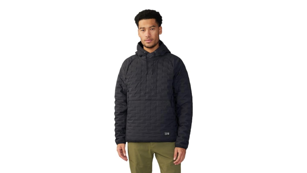 Mountain Hardwear Stretchdown Light Pullover Hoody - Men's, Black, 2XL, 2057331010-XXL