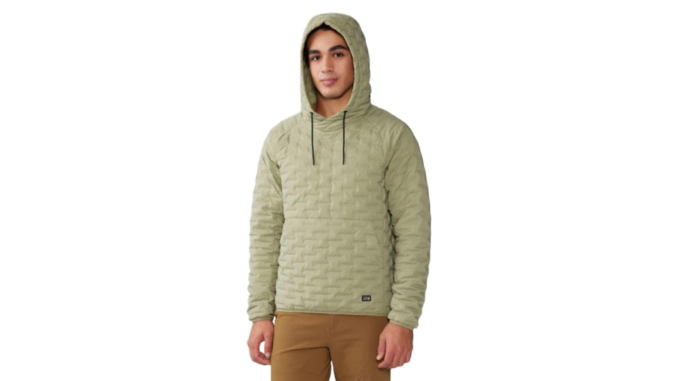 Mountain Hardwear Stretchdown Light Pullover Hoody - Men's, Mantis Green, Medium, 2057331361-M