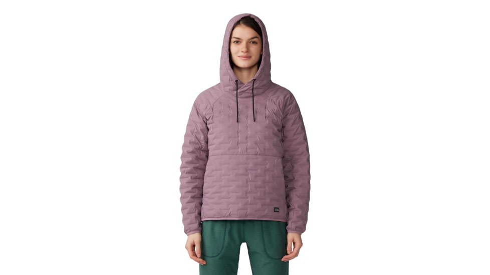 Mountain Hardwear Stretchdown Light Pullover Hoody - Women's, Dark Daze, Large, 2058821534-L