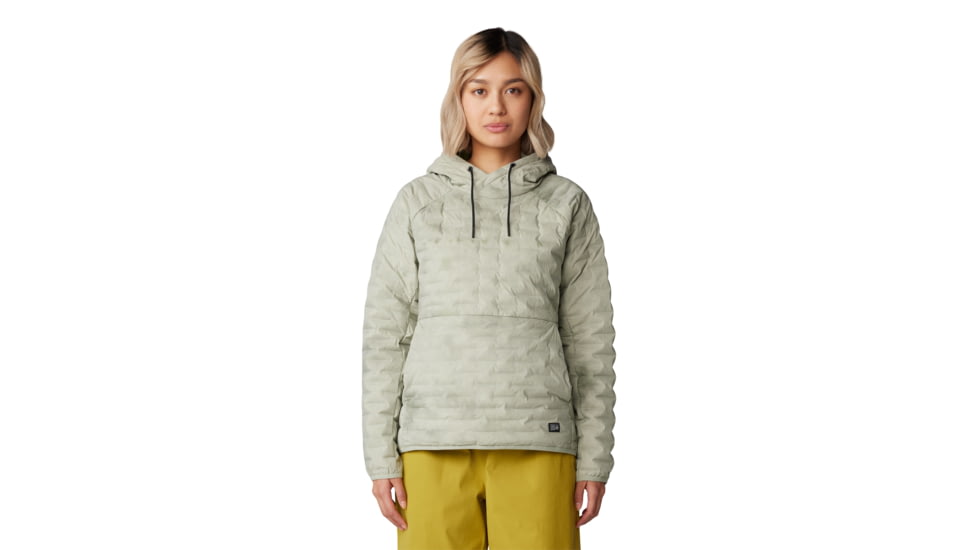 Mountain Hardwear Stretchdown Light Pullover Hoody - Women's, White Sage Vapors Print, Medium, 2058821341-M