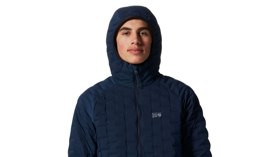 Mountain Hardwear Stretchdown Light Pullover - Mens, Hardwear Navy, Extra Large, 1942971425-Hardwear Navy-XL