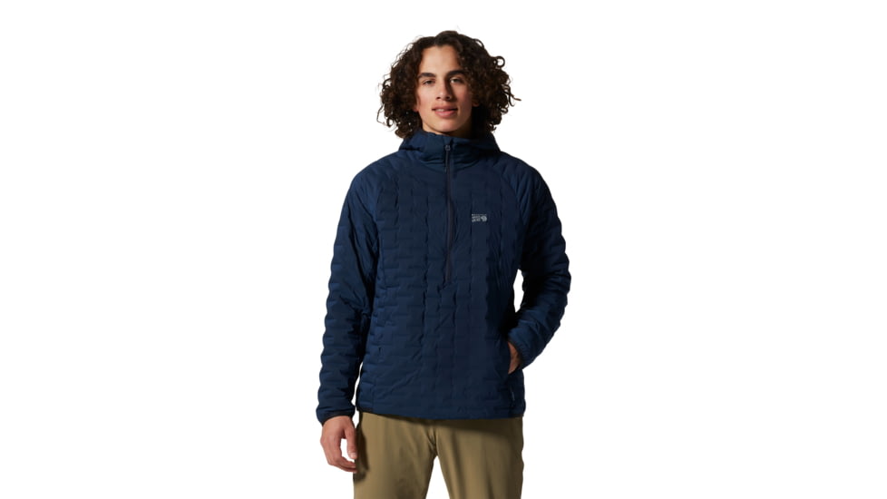 Mountain Hardwear Stretchdown Light Pullover - Mens, Hardwear Navy, Extra Large, 1942971425-Hardwear Navy-XL