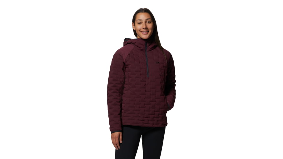 Mountain Hardwear Stretchdown Light Pullover - Womens, Cocoa Red, Small, 1943331640-Cocoa Red-S