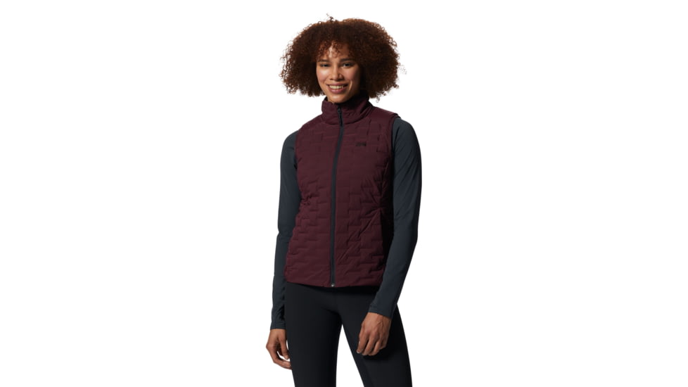 Mountain Hardwear Stretchdown Light Vest - Women's, Medium, Cocoa Red, 2004141604-Cocoa Red-M