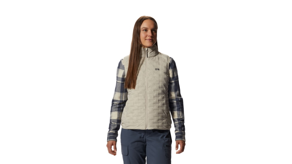 Mountain Hardwear Stretchdown Light Vest - Women's, Large, Wild Oyster, 2004141284-Wild Oyster-L