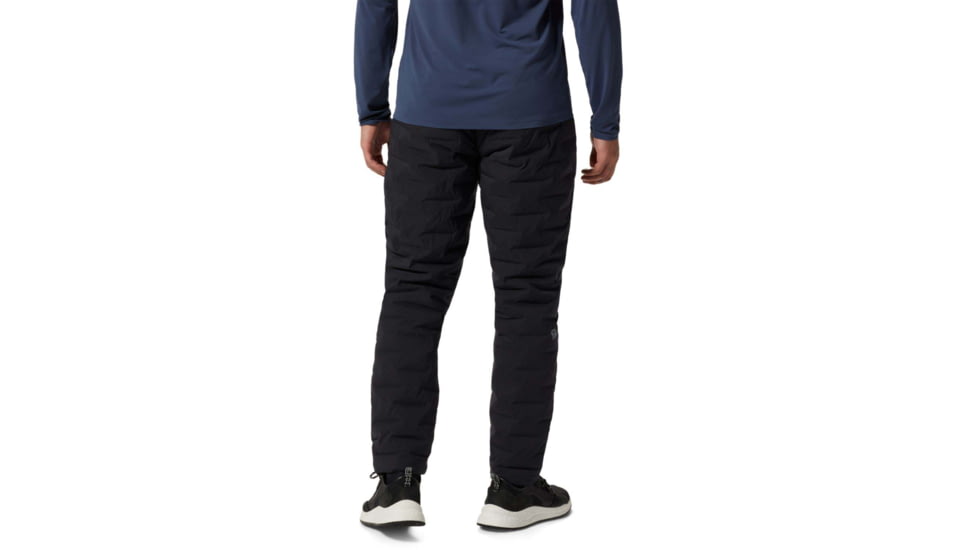 Mountain Hardwear Stretchdown Pant - Mens, Black, Large, Long, 1957551010-L-L