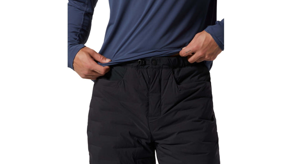 Mountain Hardwear Stretchdown Pant - Mens, Black, Large, Long, 1957551010-L-L