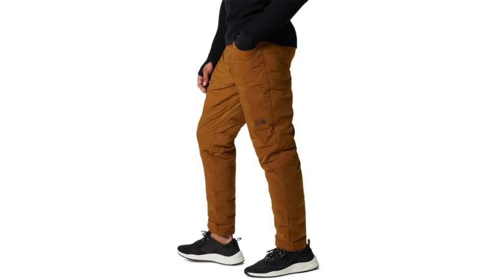 Mountain Hardwear Stretchdown Pant - Mens, Golden Brown, Large, Long, 1957551233-L-L