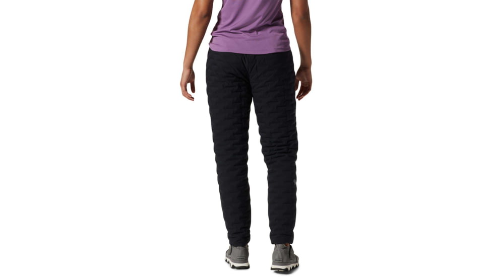 Mountain Hardwear Stretchdown Pant - Womens, Black, Medium, Long, 1957431010-M-L