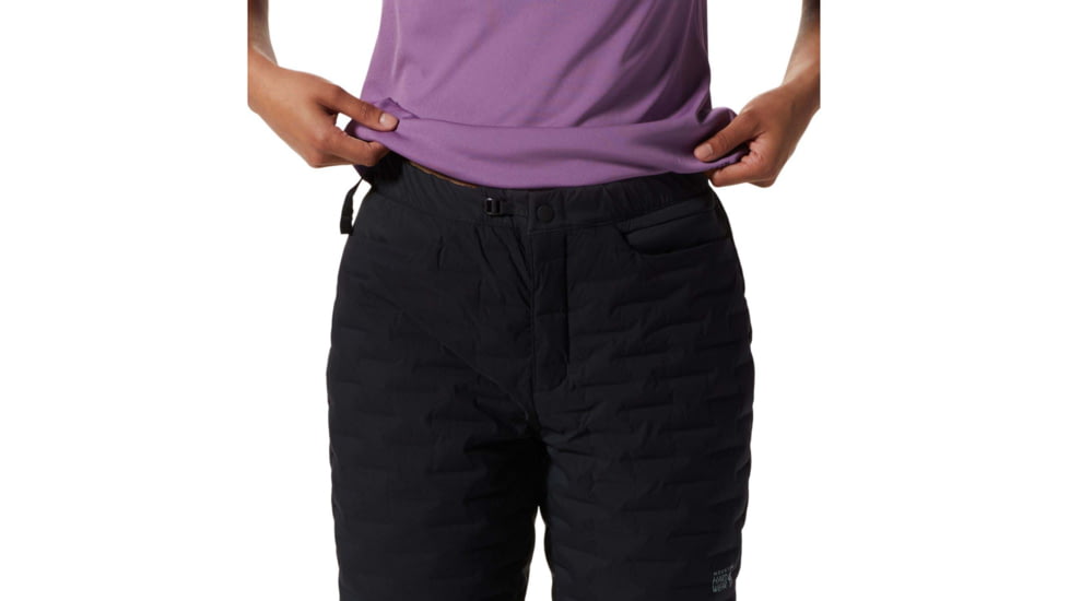 Mountain Hardwear Stretchdown Pant - Womens, Black, Medium, Long, 1957431010-M-L