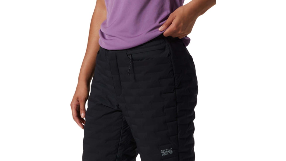 Mountain Hardwear Stretchdown Pant - Womens, Black, Medium, Long, 1957431010-M-L
