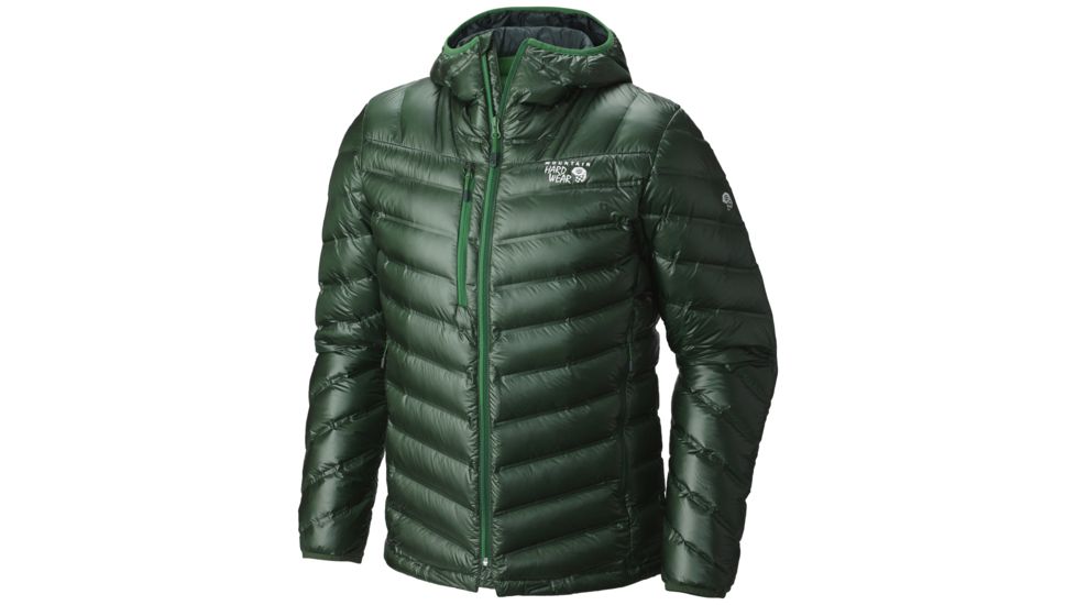 Mountain Hardwear StretchDown RS Hooded Jacket - Men's-Forest-Small