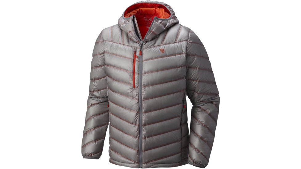 Mountain Hardwear StretchDown RS Hooded Jacket - Men's-Manta Grey-X-Large