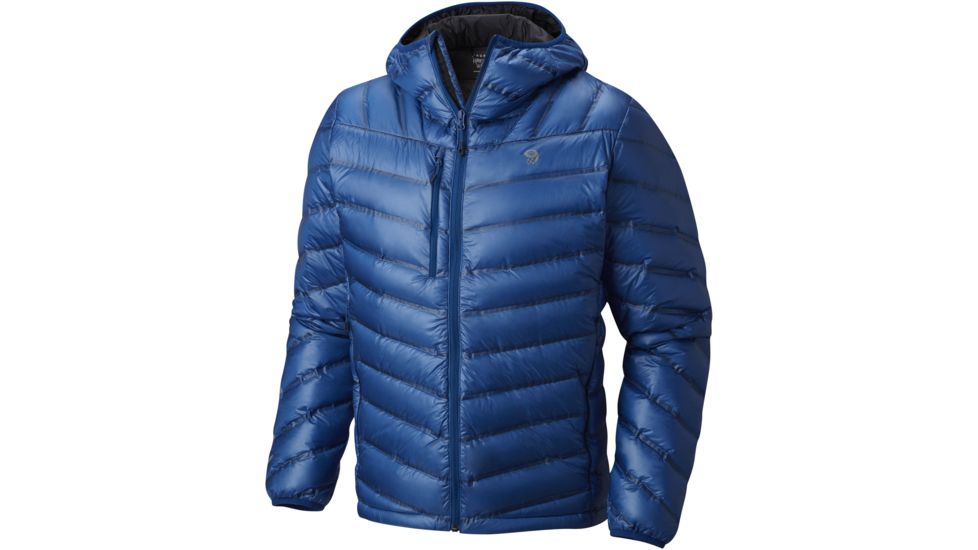 Mountain Hardwear StretchDown RS Hooded Jacket - Men's-Nightfall Blue-Medium