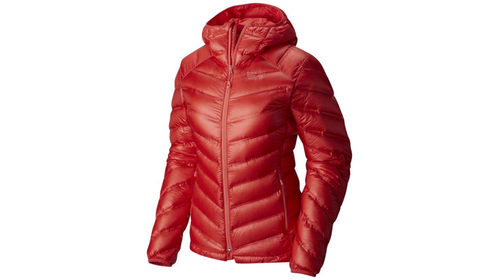 Mountain Hardwear StretchDown RS Hooded Jacket - Women's-Scarlet Red-X-Small