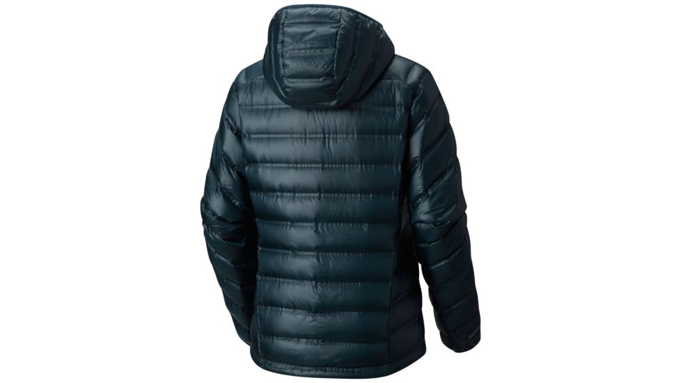 Mountain Hardwear StretchDown RS Hooded Jacket - Womens, Blue Spruce, Medium OL0140310-M