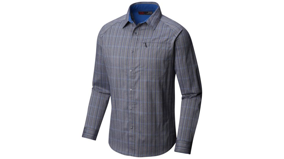 Mountain Hardwear Stretchstone V Long Sleeve Shirt - Mens, Dark Zinc, Small, 1732551406-S