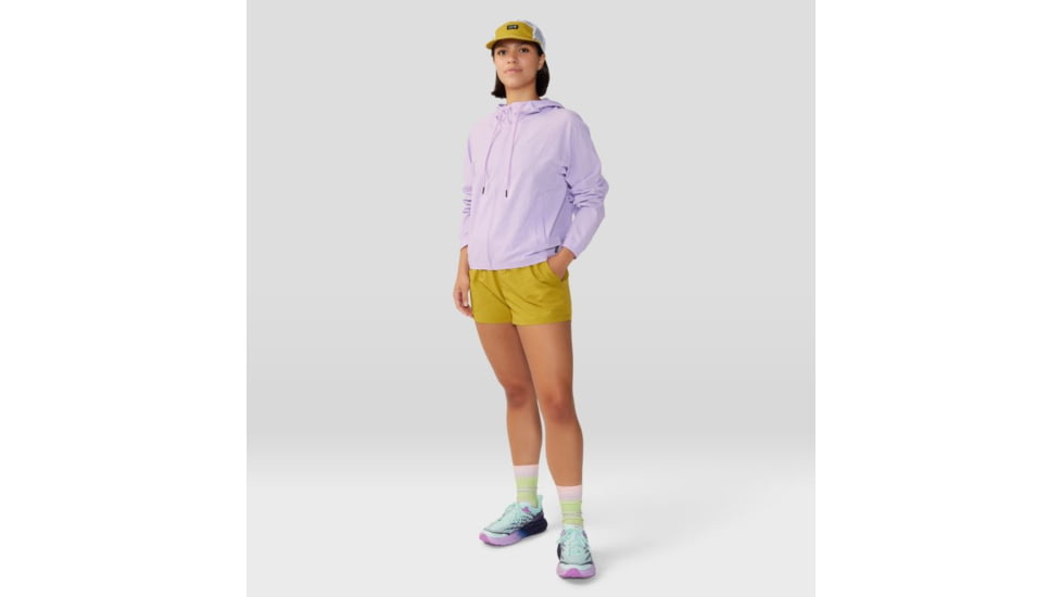 Mountain Hardwear Stryder Swim Short - Womens, Dark Citron, Small, 2038671358-S