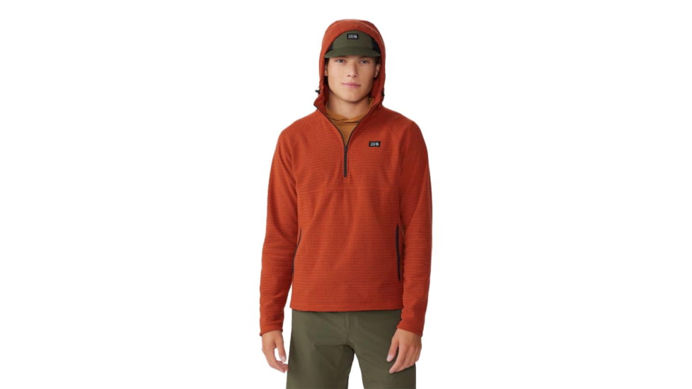 Mountain Hardwear Summit Grid Hoody - Men's, Dark Copper, Large, 2002891838-L