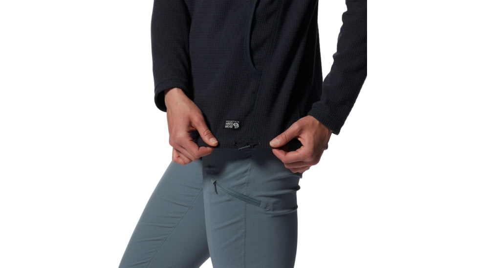 Mountain Hardwear Summit Grid Tunic Hoody - Womens, Dark Storm, Medium, 2019001004-Dark Storm-M